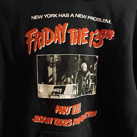 Black Friday the 13th Hoodie Size Small - Picture 2 of 5